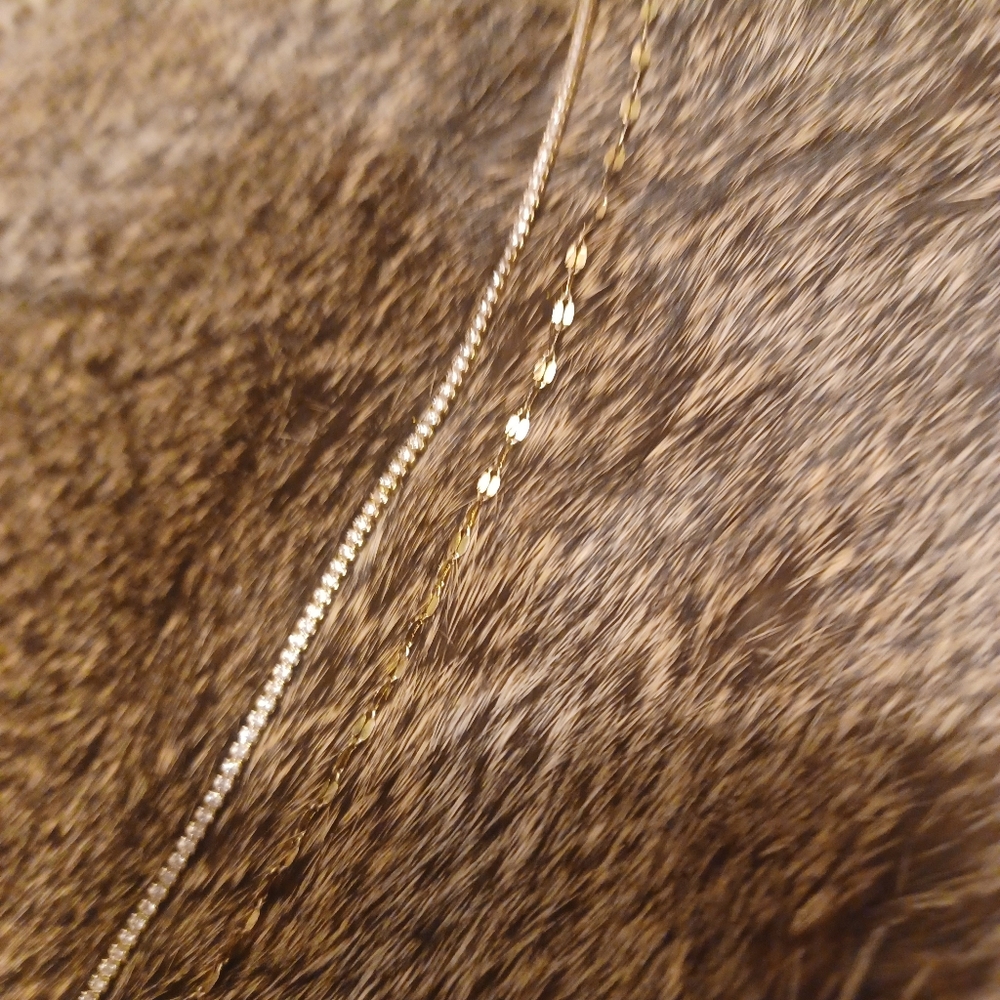 Solid 925 Sterling Silver 10" Anklet - image 2